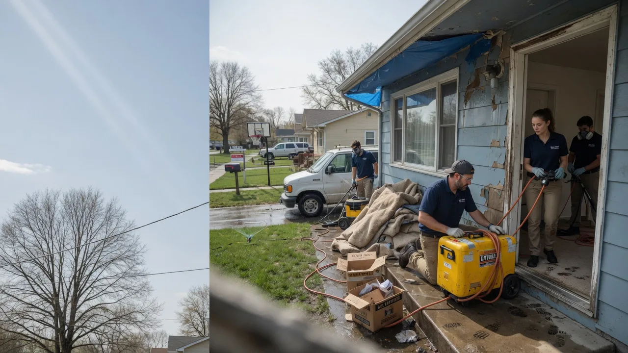 Basement Flood Cleanup in Cobden, IL near me